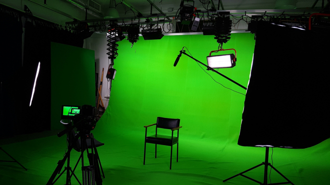 Stand видео. Green Screen Studio big.